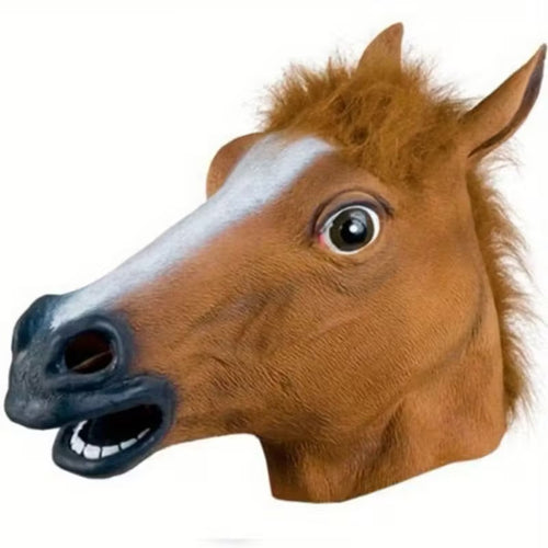 Paardenhoofd - Dierenmasker voor Halloween & Themafeesten