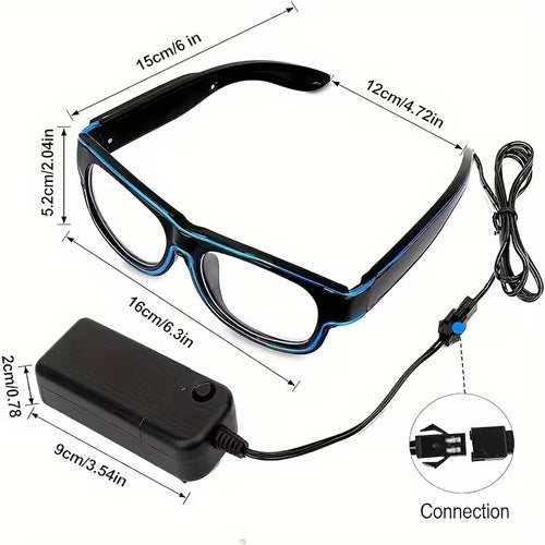 GlowFlash LED Party Bril - Feestbril